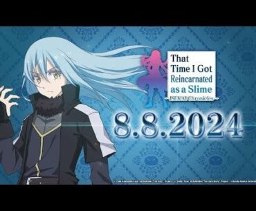 That Time I Got Reincarnated as a Slime ISEKAI Chronicles - Announcement Trailer (August 8th Release)